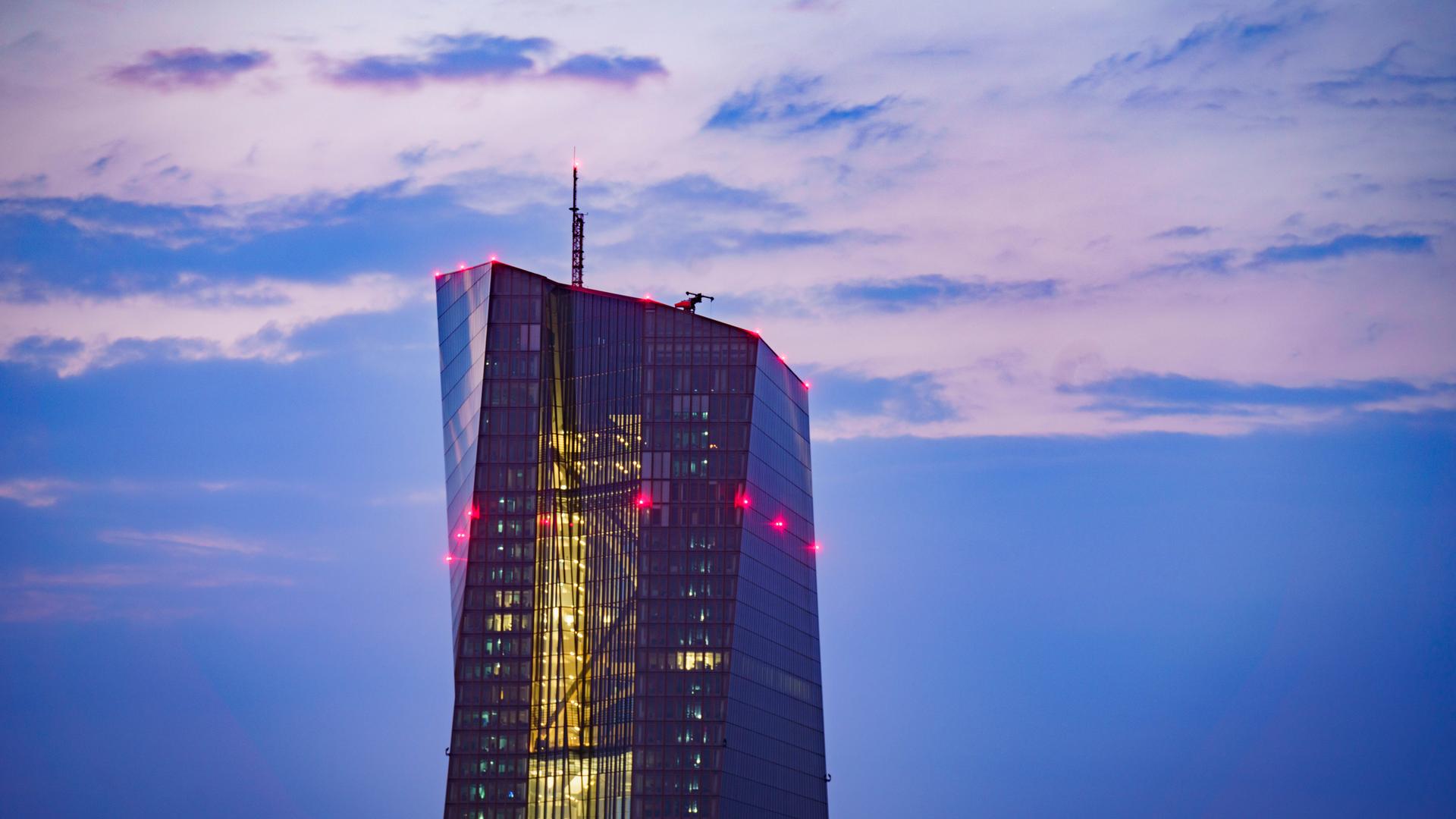 Zentrale der Europäischen Zentralbank (EZB) in Frankfurt am Main Zentrale der Europäischen Zentralbank (EZB) in Frankfurt am Main