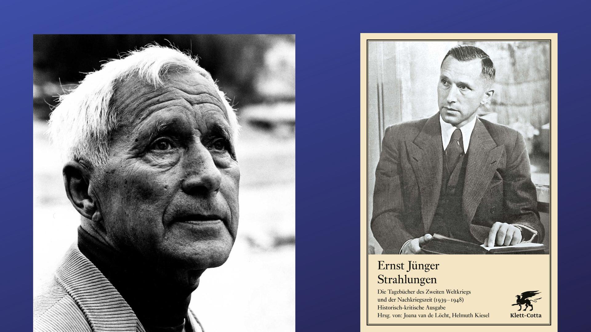 Ernst Jünger: "Strahlungen"
Zu sehen sind der Autor und das Buchcover Ernst Jünger: "Strahlungen"
Zu sehen sind der Autor und das Buchcover