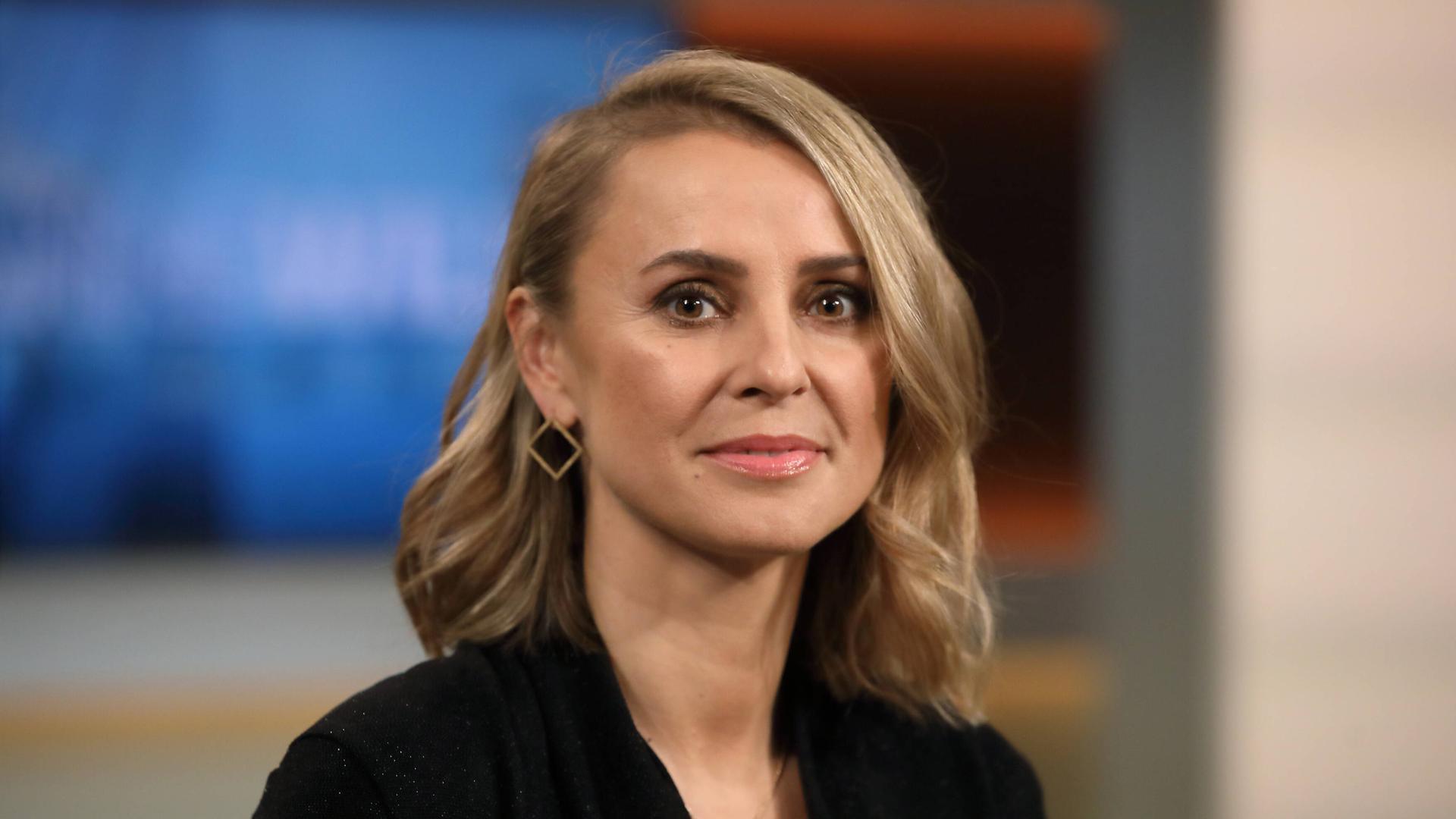 Die Schriftstellerin und Kolumnistin Jagoda Marinic in der ARD-Talkshow Anne Will Die Schriftstellerin und Kolumnistin Jagoda Marinic in der ARD-Talkshow Anne Will