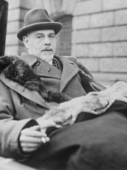 Außenminister Walter Rathenau am 11. April 1922 in Berlin.