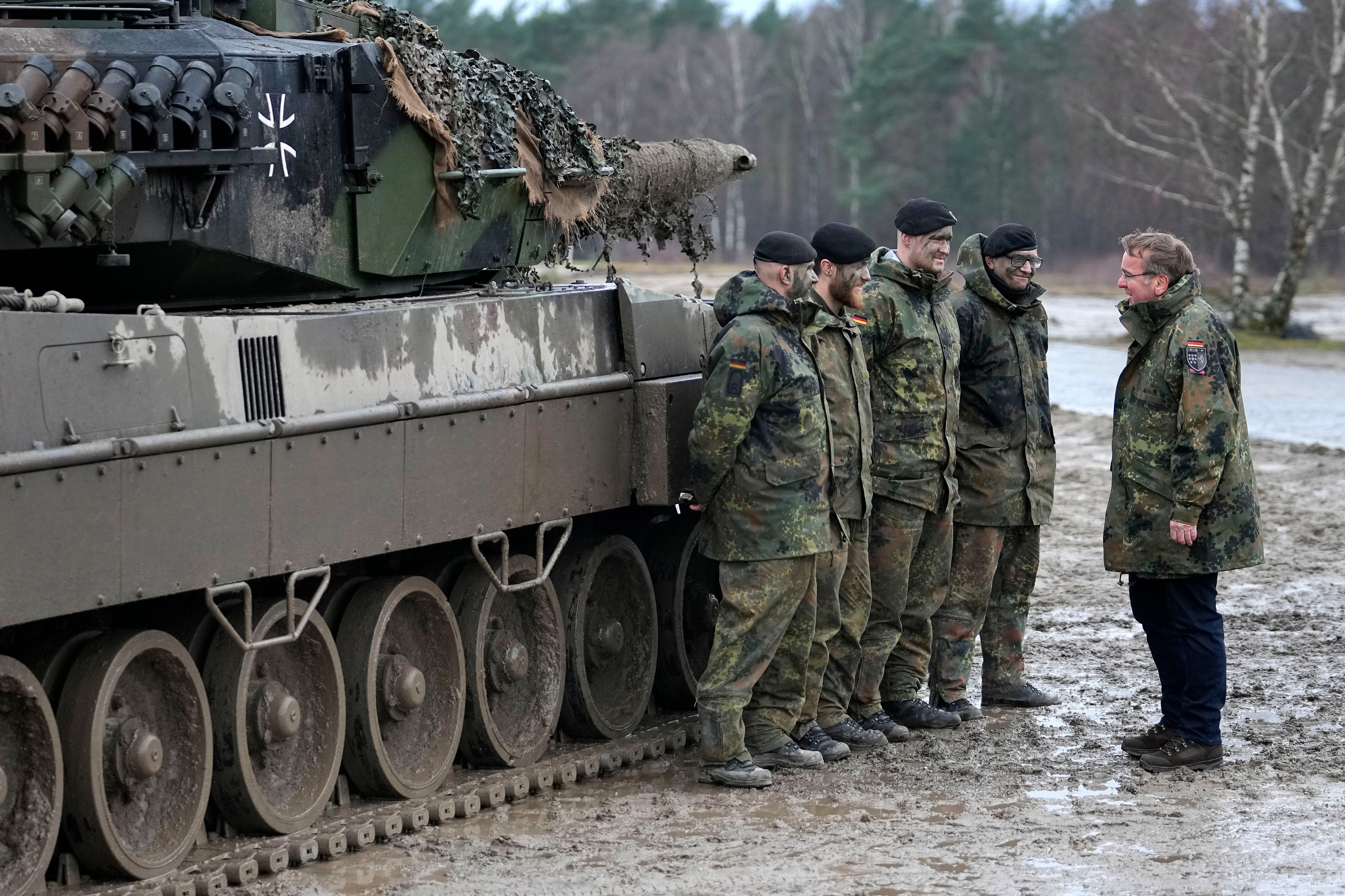 Bundeswehr - Verteidigungsminister Pistorius besucht Panzerbataillon