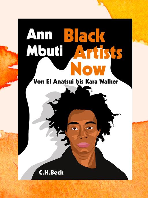 Das Cover des Buchs "Black Artists Now!" von Ann Mbuti zeigt die Illustration eines schwarzen Mannes.
