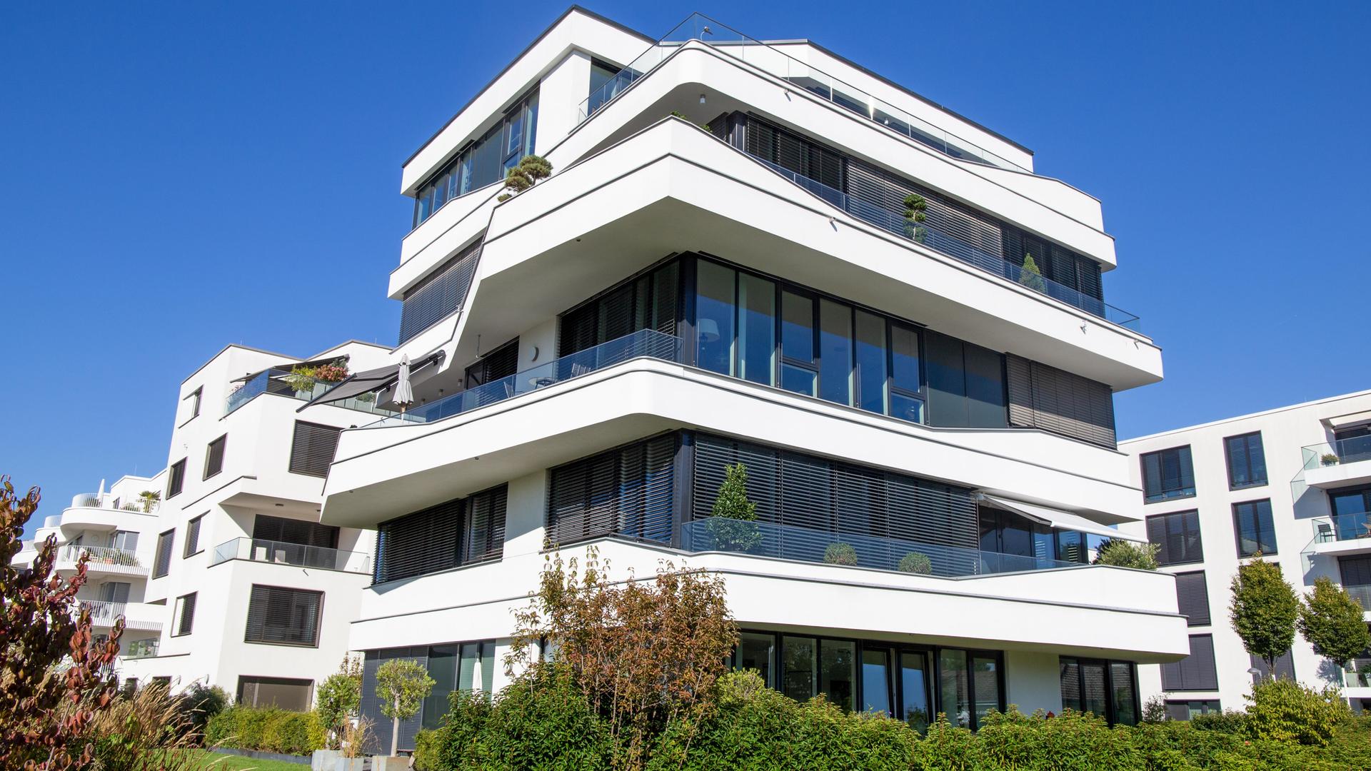 Moderne Wohnanlage im urbanen Stil Moderne Wohnanlage im urbanen Stil