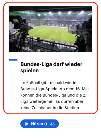 Erklärung zum Artikel Erklärung zum Artikel