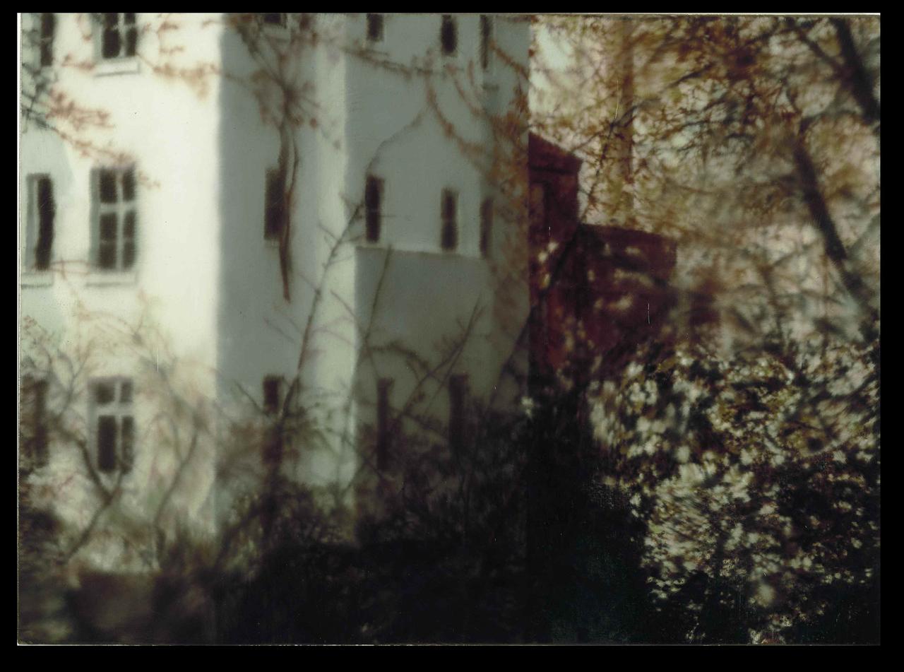 Malerei: Gerhard Richter "Besetztes Haus" (695-3), 1989. Öl auf Leinwand 82 x 112 cm.
