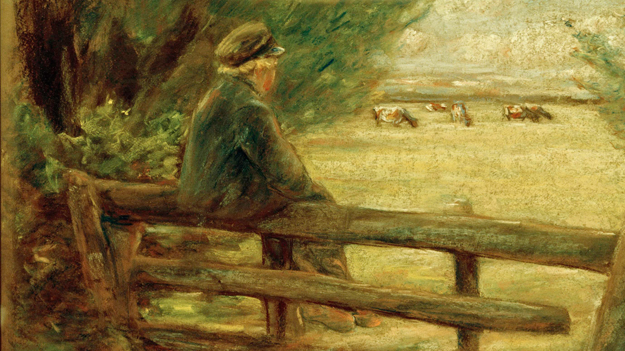 "Junge mit Kühen" von Liebermann, Max (1847-1935)