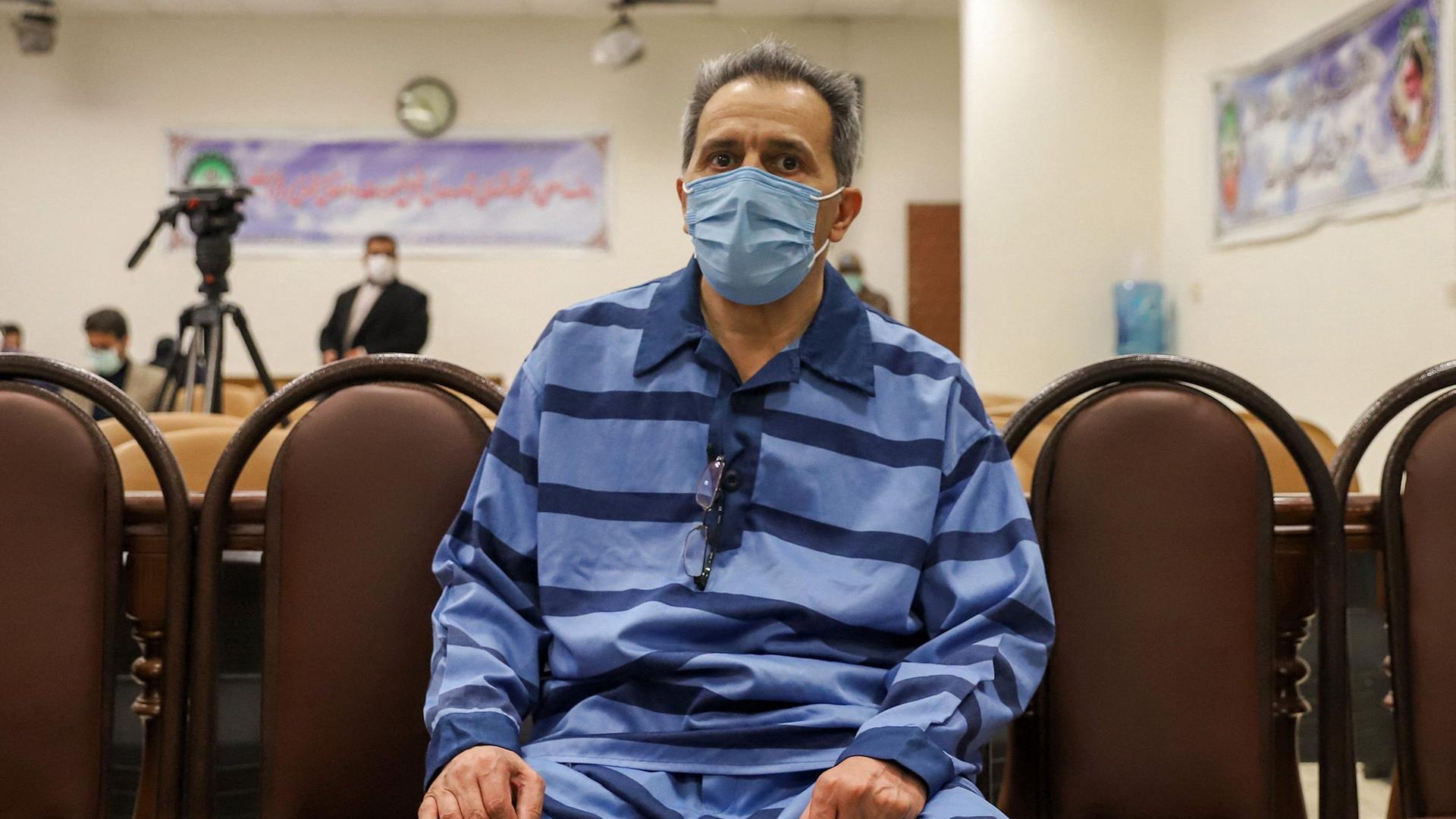 Das Foto zeigt den deutsch-iranischen Jamshid Sharmahd Journalist. Er ist im Iran zum Tode verurteilt worden. Das Foto zeigt den deutsch-iranischen Jamshid Sharmahd Journalist. Er ist im Iran zum Tode verurteilt worden.