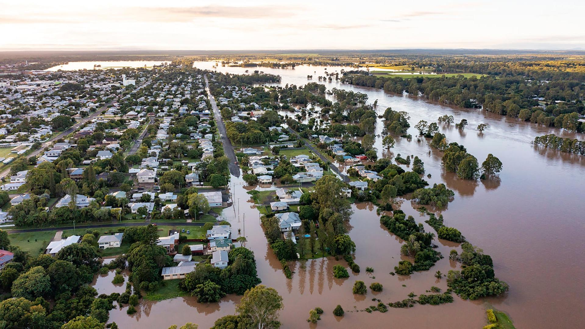 Die Stadt Maryborough im Osten von Australien. Die Stadt Maryborough im Osten von Australien.