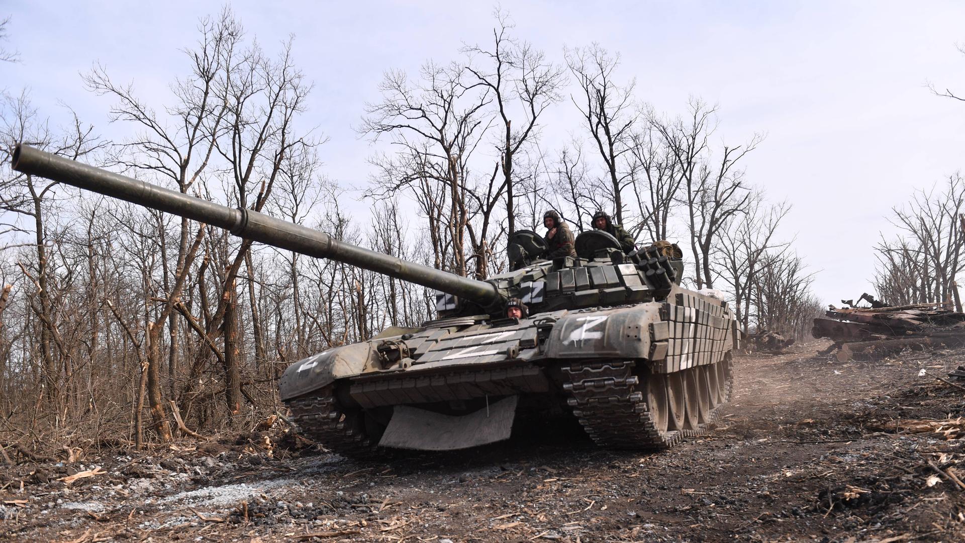 Ein russischer Panzer Ein russischer Panzer