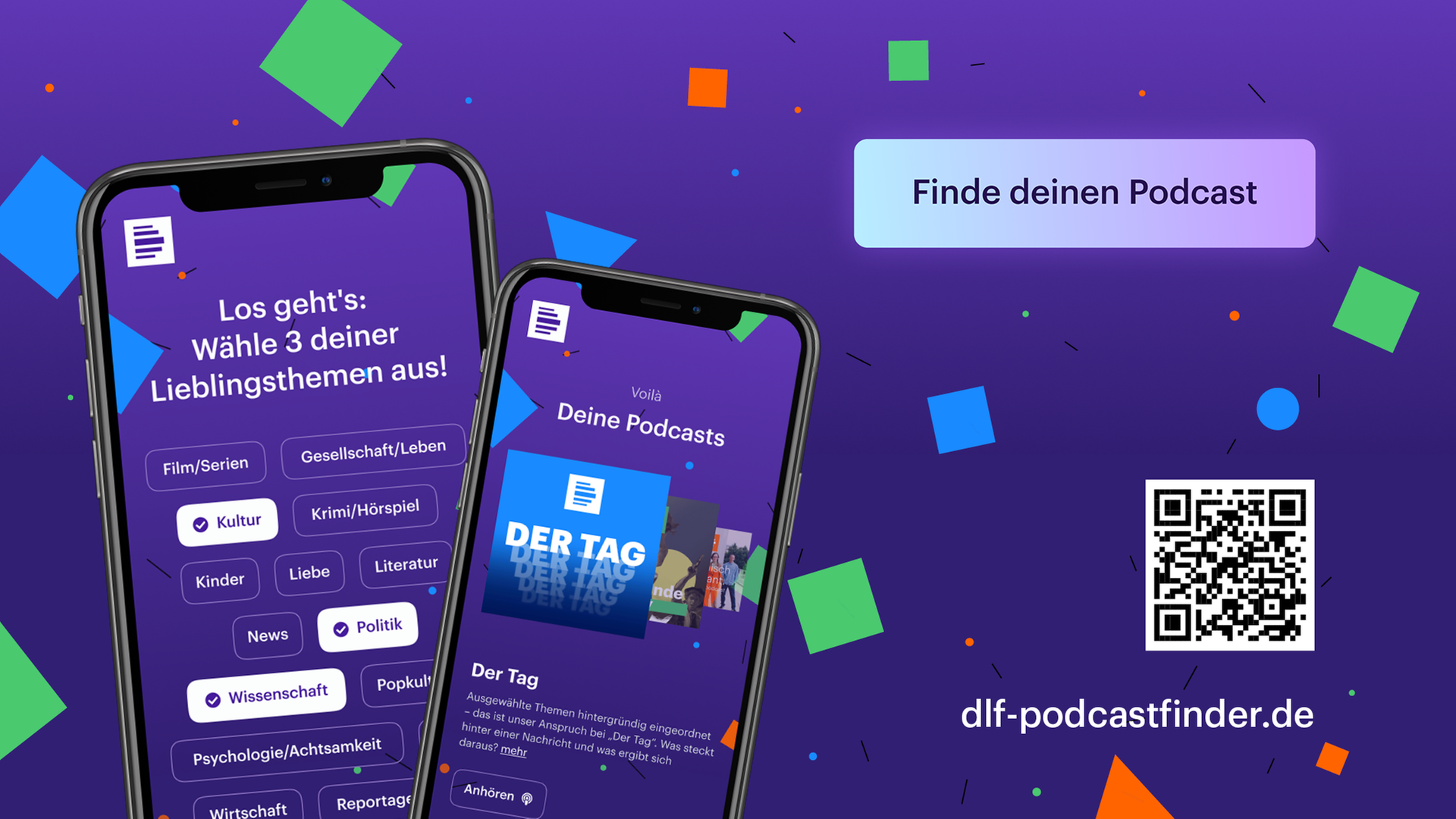 Finden Sie den perfekten Podcast mit dem neuen Dlf Podcastfinder Finden Sie den perfekten Podcast mit dem neuen Dlf Podcastfinder