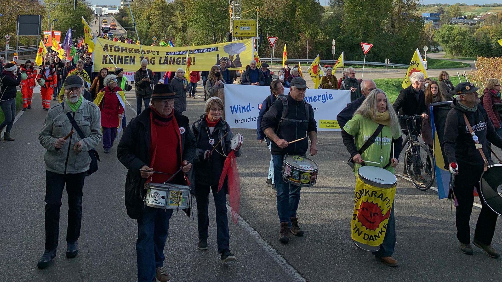 Aktionen bei Neckarwestheim II: Anti-AKW-Veteranen wieder im Einsatz