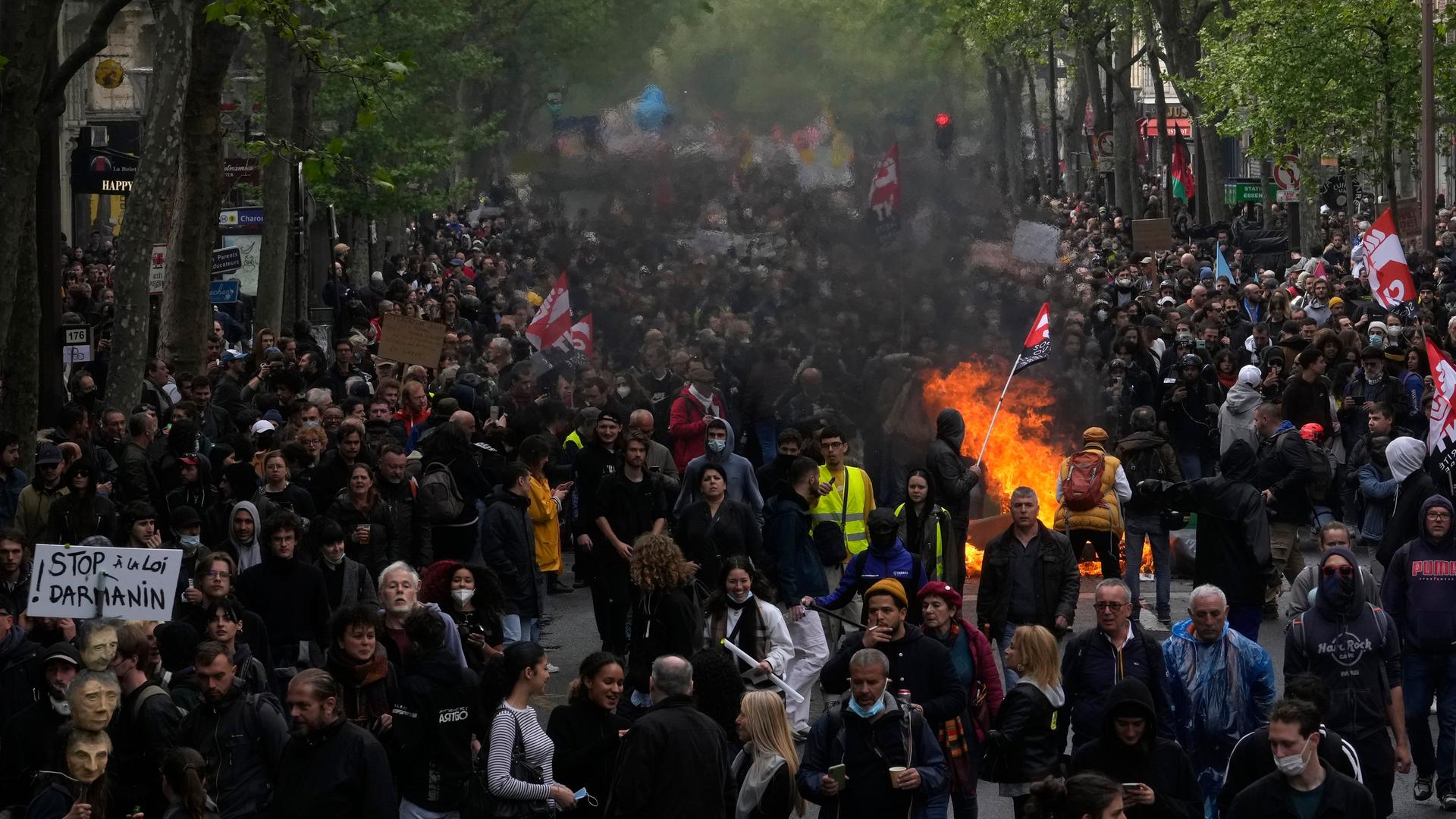 Frankreich - Mai-Demonstrationen gegen Rentenreform