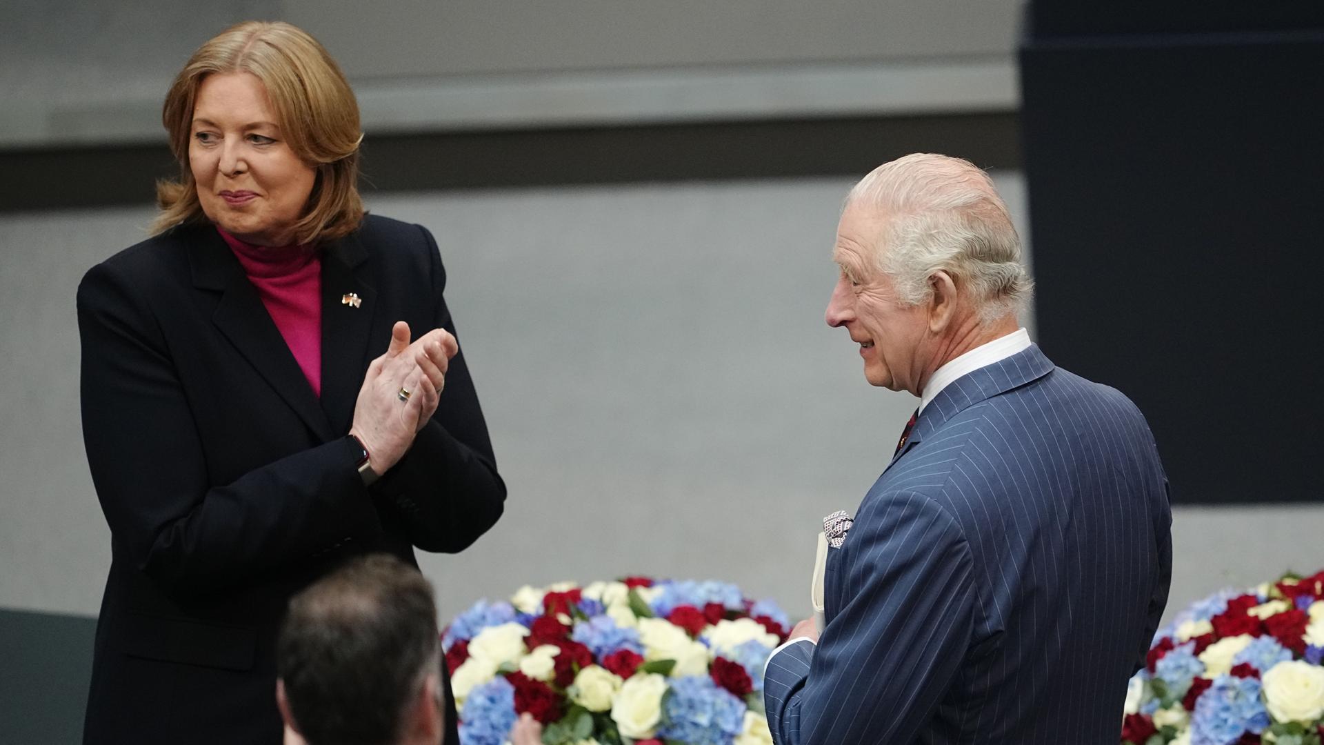 Staatsbesuch - König Charles hält historische Rede im Bundestag