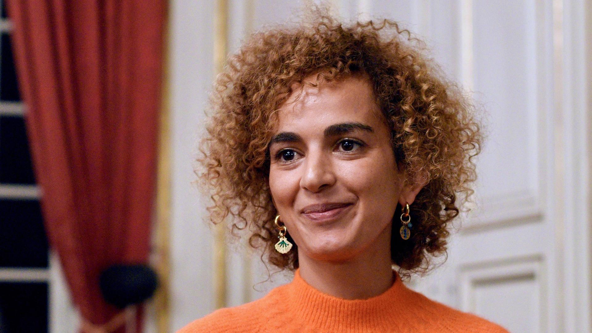 Die Autorin Leila Slimani im Jahr 2021. Die Autorin Leila Slimani im Jahr 2021.