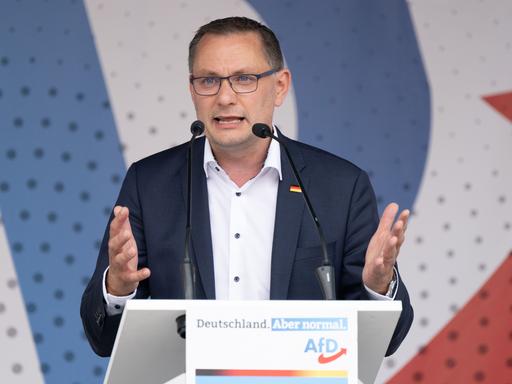 Tino Chrupalla, AfD-Bundesvorsitzender und Fraktionsvorsitzender der AfD
