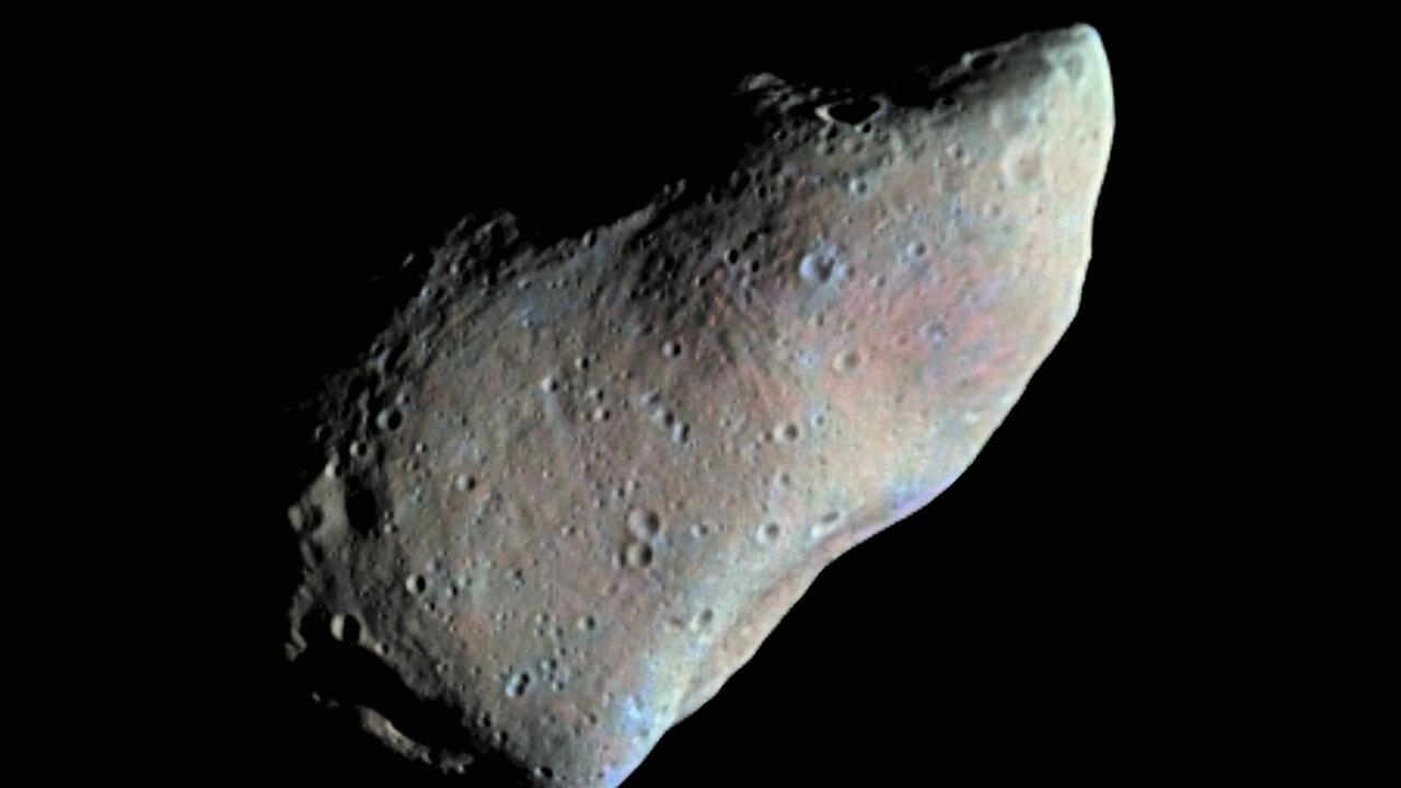 Das genau Aussehen der Asteroiden Rolling Stones und Watts ist nicht bekannt – vermutlich haben sie ähnliche Furchen wie der Gaspra. 