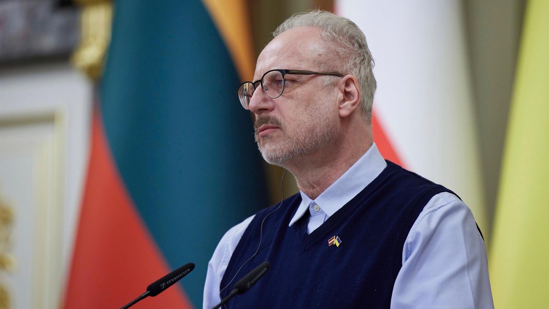 Der lettische Staatspräsident Egils Levits Der lettische Staatspräsident Egils Levits