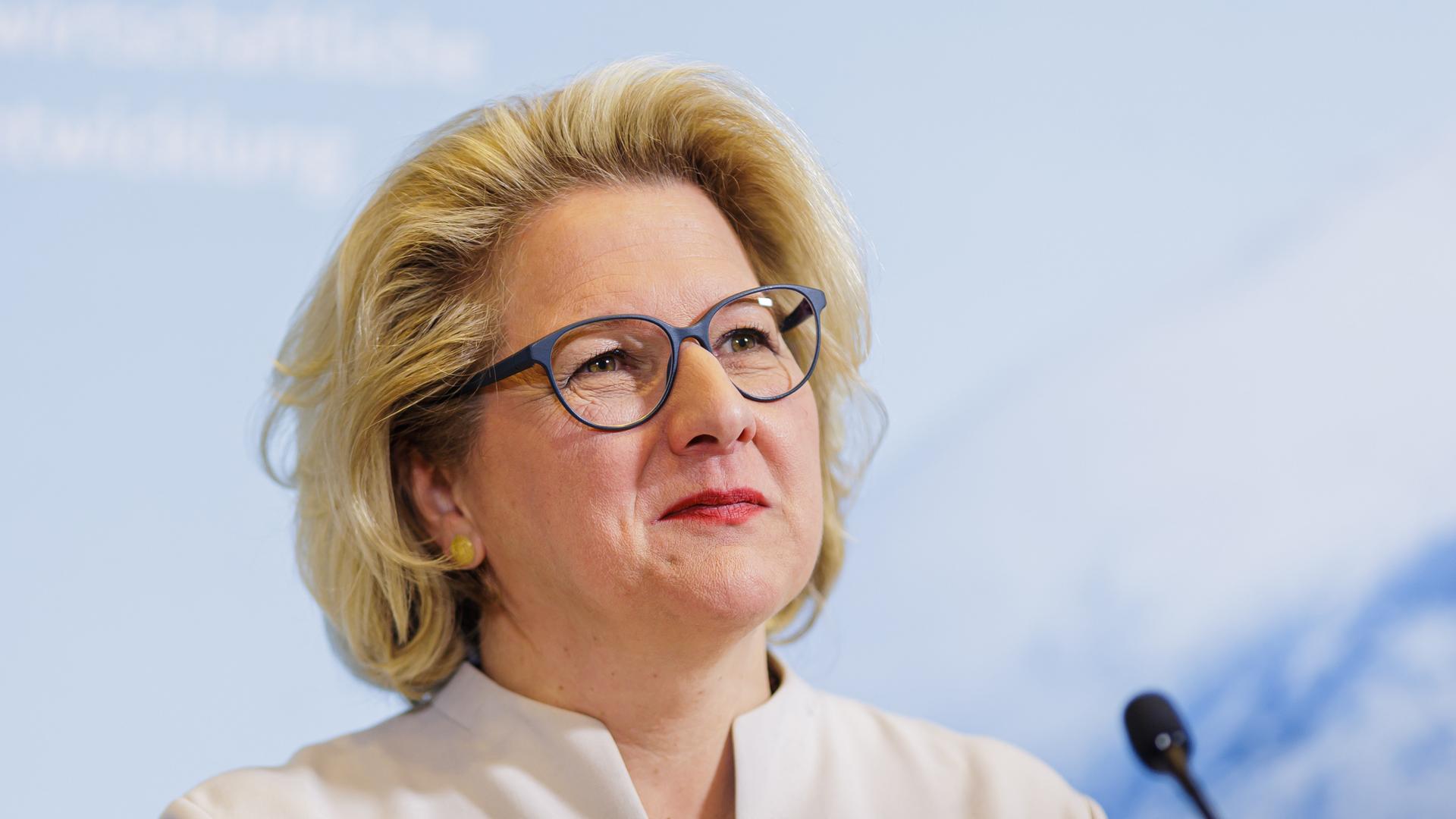 Svenja Schulze (SPD), Bundesministerin für wirtschaftliche Zusammenarbeit und Entwicklung. Svenja Schulze (SPD), Bundesministerin für wirtschaftliche Zusammenarbeit und Entwicklung.