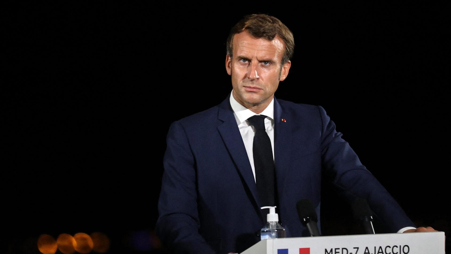 Frankreichs Präsident Emmanuel Macron Frankreichs Präsident Emmanuel Macron