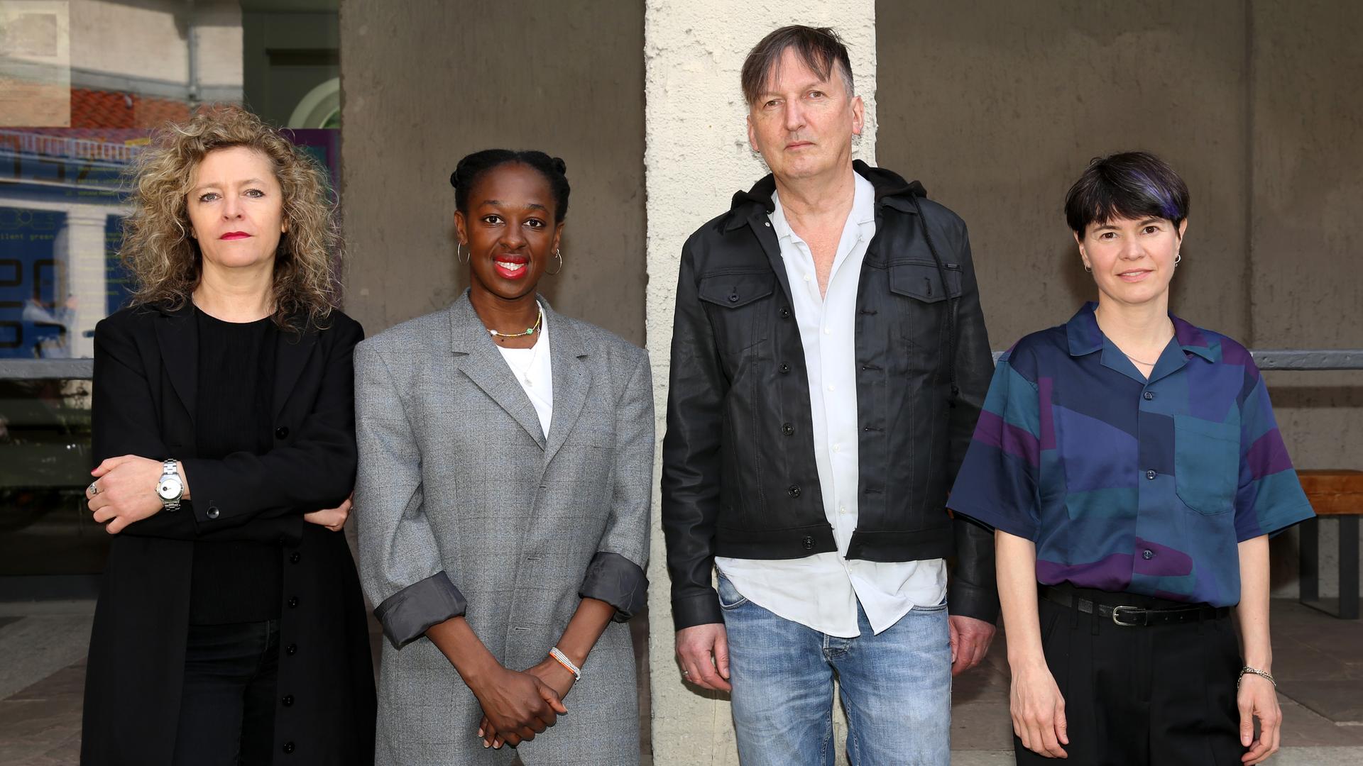Das Kuratorenteam des Festivals Pop-Kultur im Porträt: Katja Lucker, Pamela Owusu-Brenyah, Christian Morin, Yeşim Duman Das Kuratorenteam des Festivals Pop-Kultur im Porträt: Katja Lucker, Pamela Owusu-Brenyah, Christian Morin, Yeşim Duman