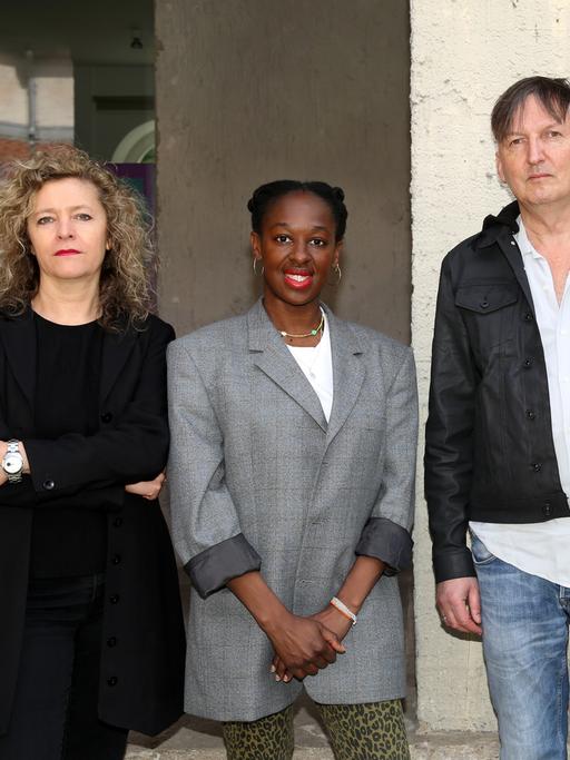 Das Kuratorenteam des Festivals Pop-Kultur im Porträt: Katja Lucker, Pamela Owusu-Brenyah, Christian Morin, Yeşim Duman 