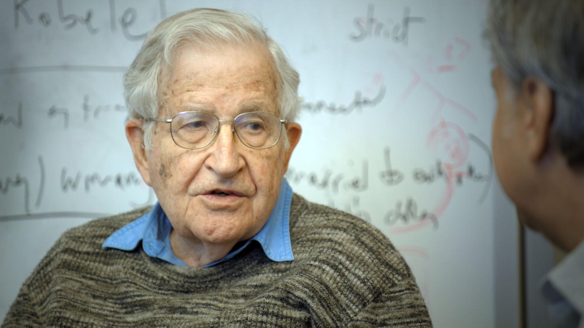 Foto von Noam Chomsky Foto von Noam Chomsky