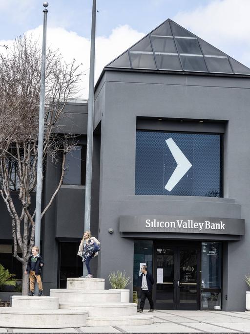 Die Silicon Valley Bank in Santa Clara, Kalifornien.