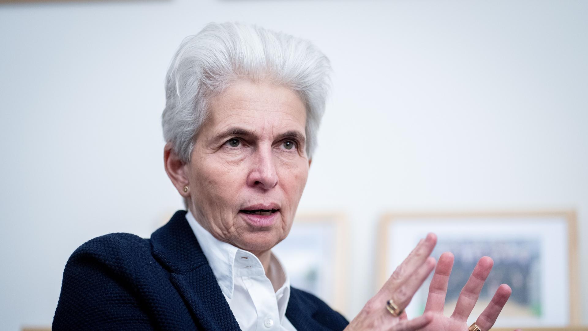 Die FDP-Verteidigungspolitikerin Marie-Agnes Strack-Zimmermann Die FDP-Verteidigungspolitikerin Marie-Agnes Strack-Zimmermann