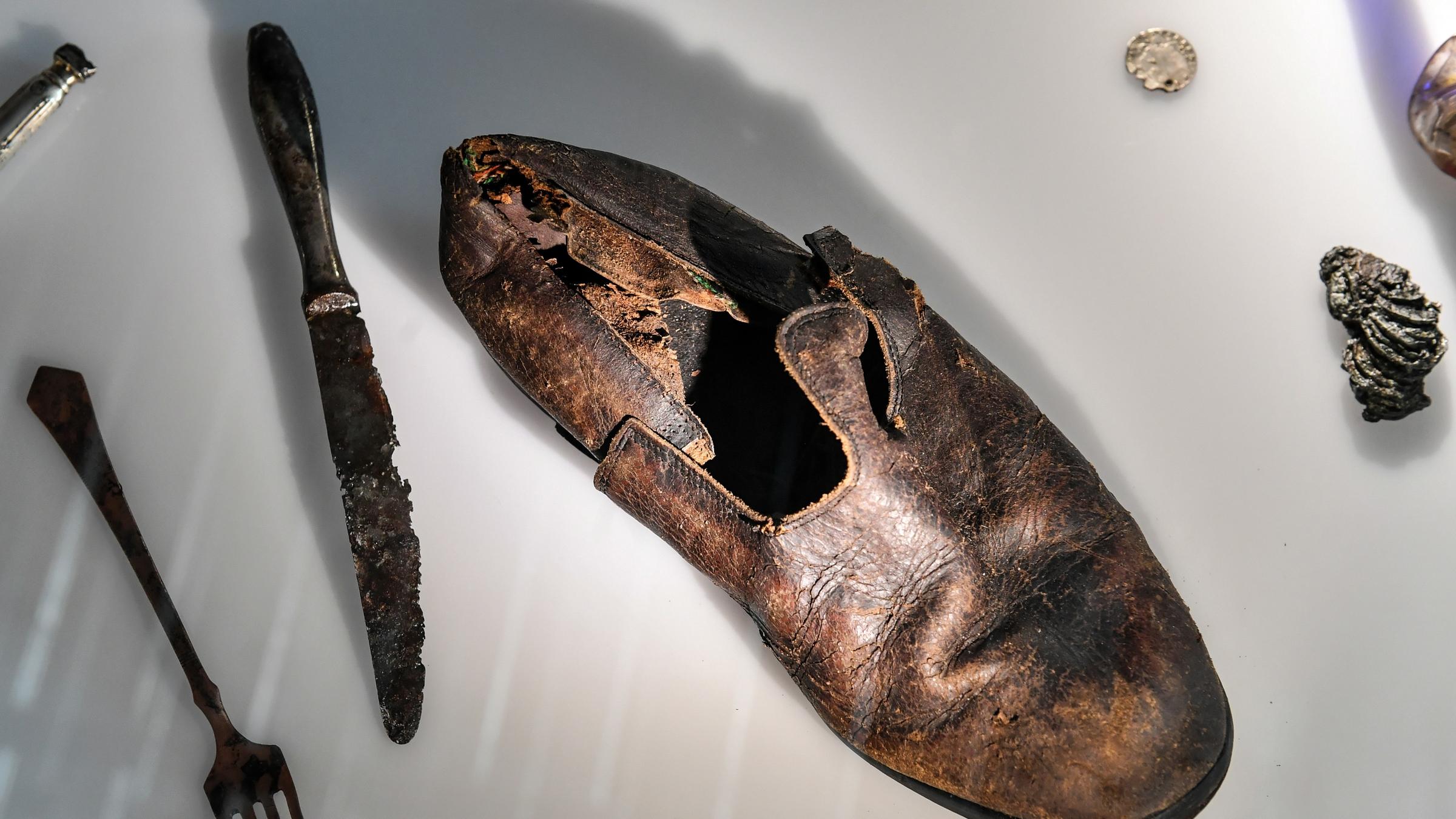 Ausstellungsstücke des Museums im früheren deutschen Vernichtungslager in Sobibor