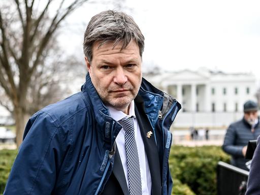 Ukraine-Krise - Vizekanzler Robert Habeck (Bündnis 90/Die Grünen) zu Besuch in den USA
