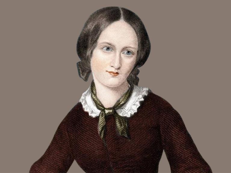 Porträt der britischen Schriftstellerin Charlotte Brontë (1816-1855)