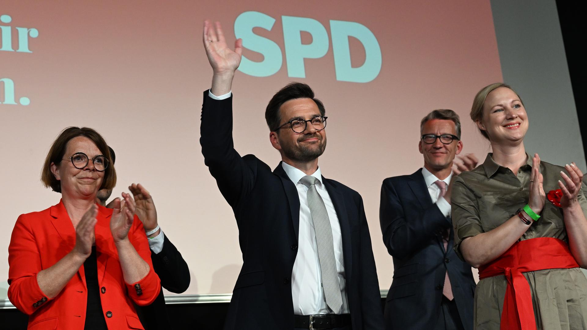 Landtagswahl in Nordrhein-Westfalen - Wahlparty SPD