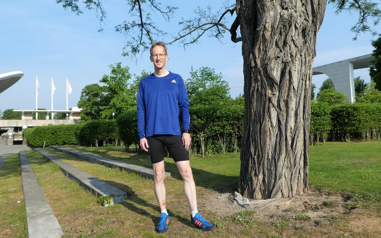 Der CDU-Abgeordnete Detlev Seif beim Joggen durch den Berliner Tiergarten Der CDU-Abgeordnete Detlev Seif beim Joggen durch den Berliner Tiergarten