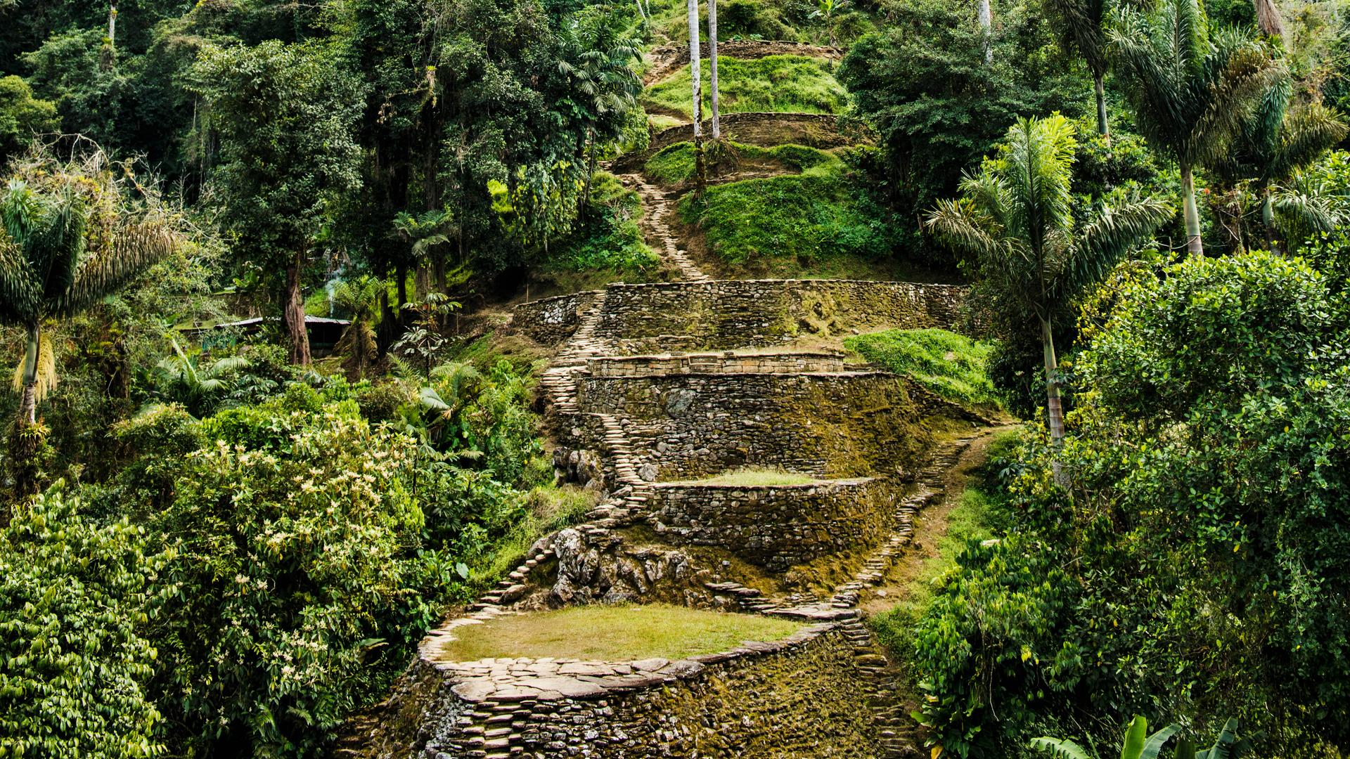 Ciudad Perdida - die "Verlorene Stadt" - in Kolumbien Ciudad Perdida - die "Verlorene Stadt" - in Kolumbien