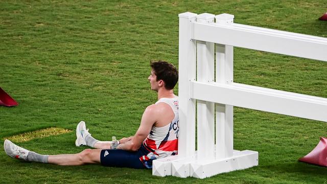 Der Brite James Cooke beim Modernen Fünfkampf während der Olympischen Spiele in Tokio
