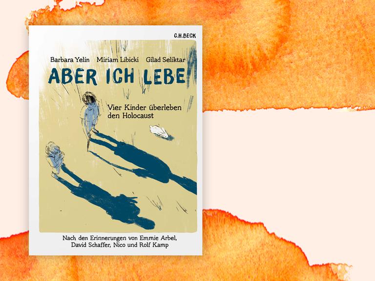 Das Buchcover der Graphic Novel "Aber ich lebe" auf einem grafischen Hintergrund.