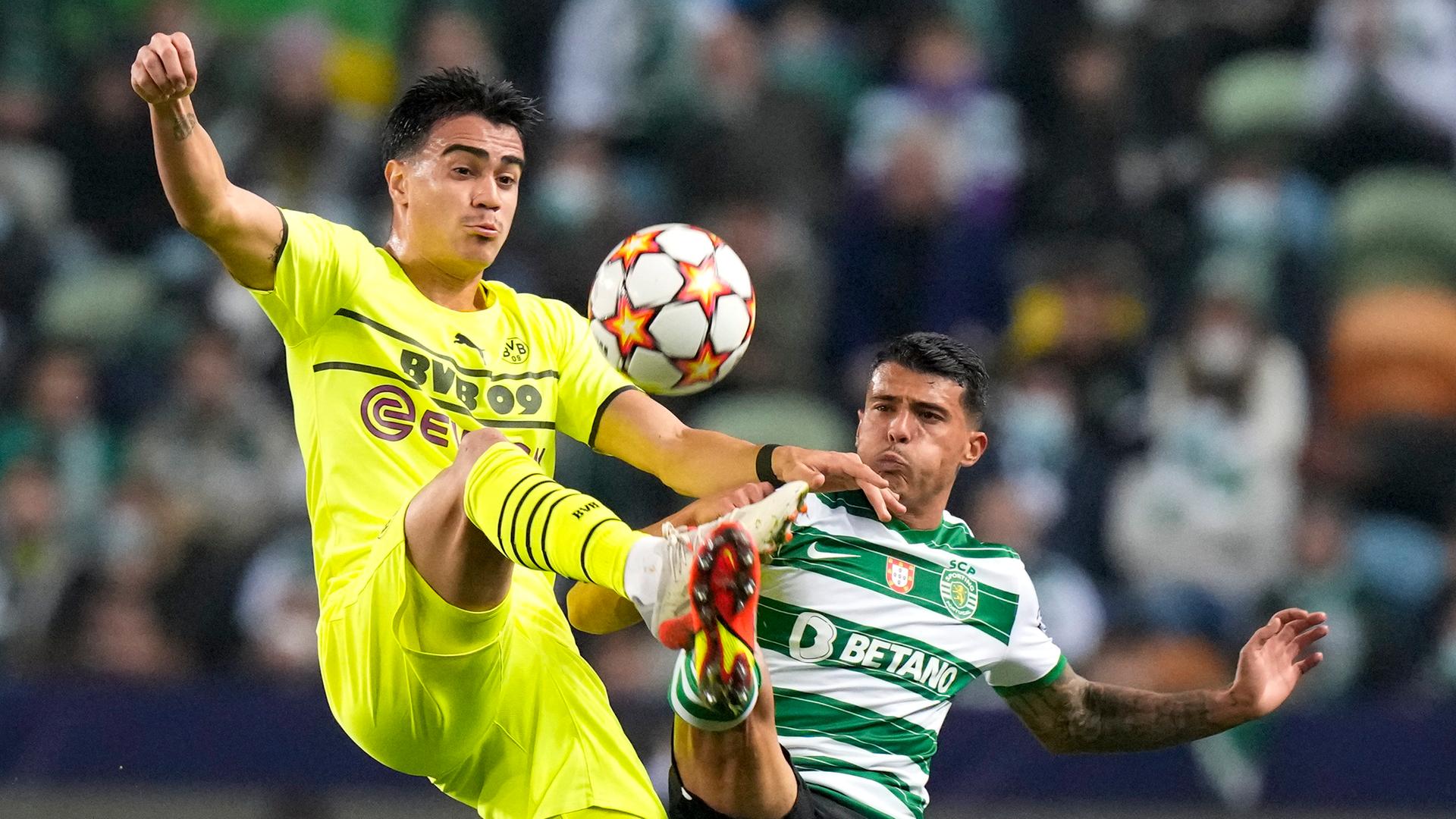 Szene der Begegnung Sporting Lissabon gegen Borussia Dortmund Szene der Begegnung Sporting Lissabon gegen Borussia Dortmund