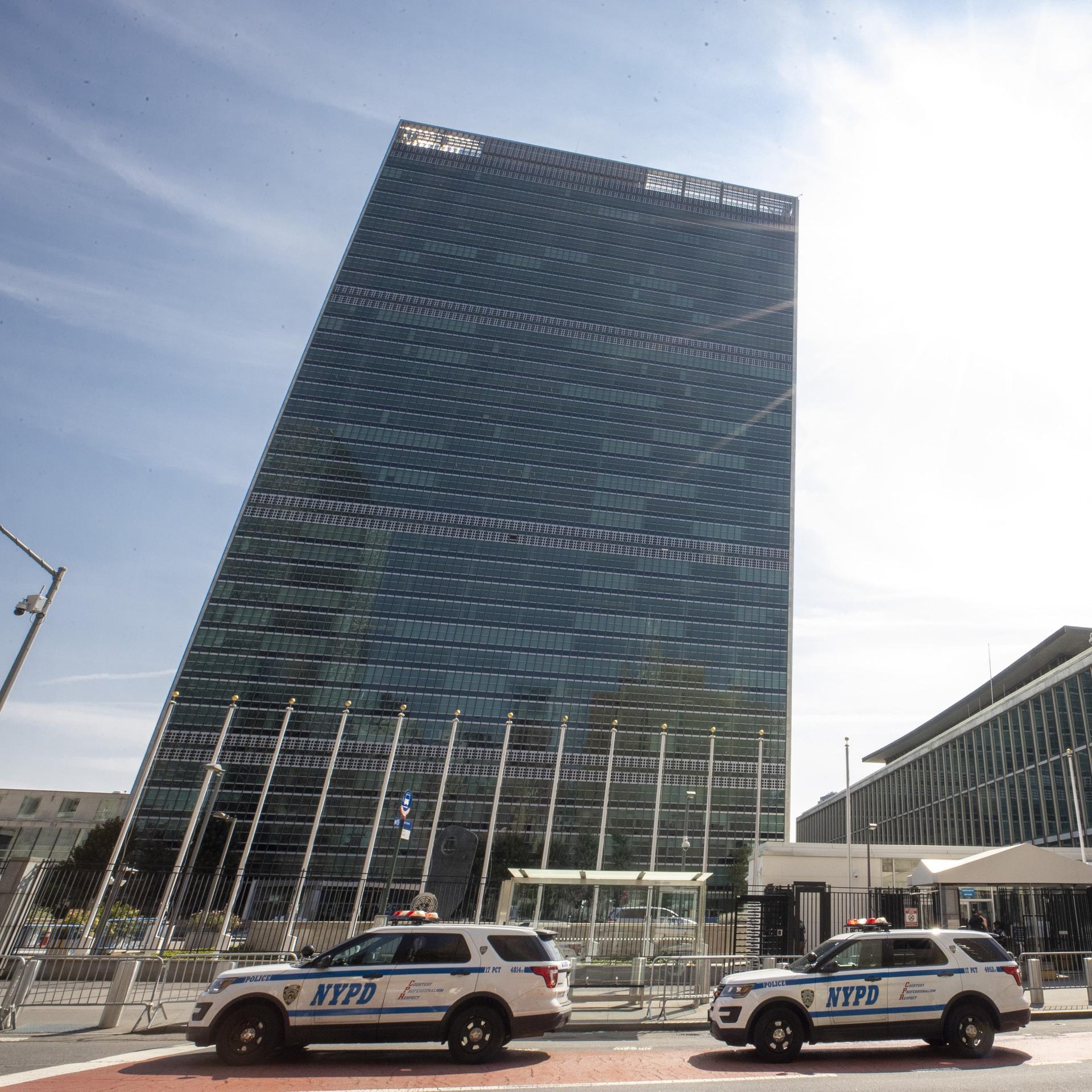NEW YORK, USA - SEPTEMBER 17: Security measures are taken ahead of the 77th session of the United Nations General Assembly, on September 17, 2022 in New York, United States. Aytac Unal / Anadolu Agency