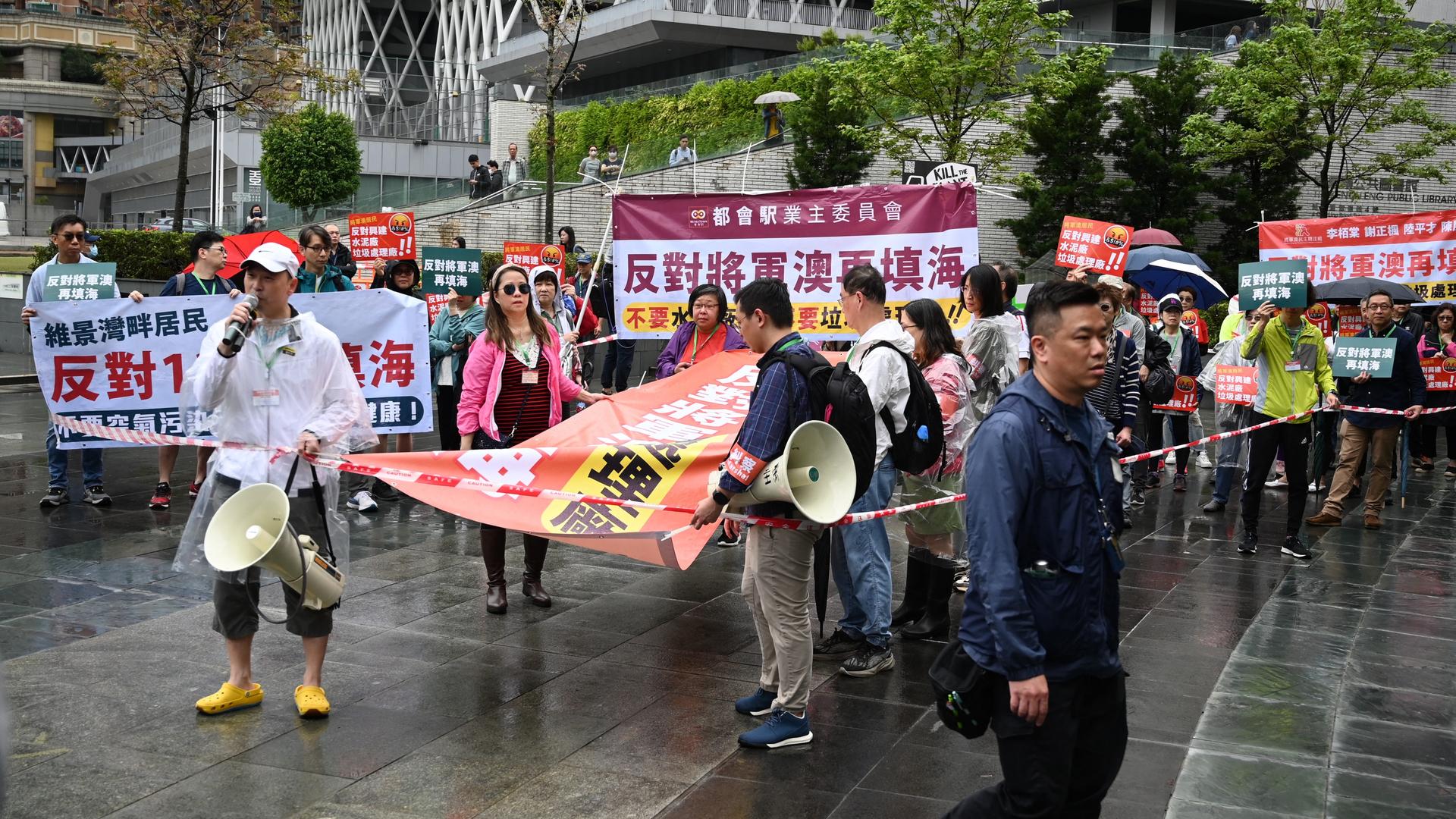 Hongkong - Erste erlaubte Demonstration seit zwei Jahren - drakonische Auflagen