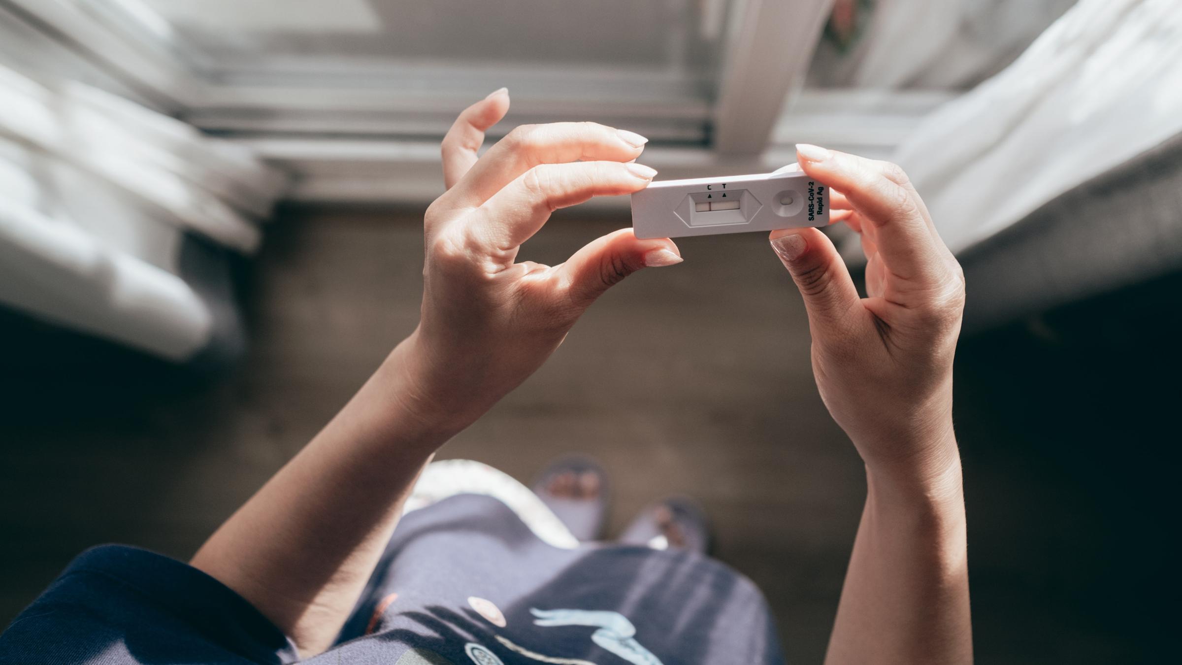 Ein negativer Covidtest.