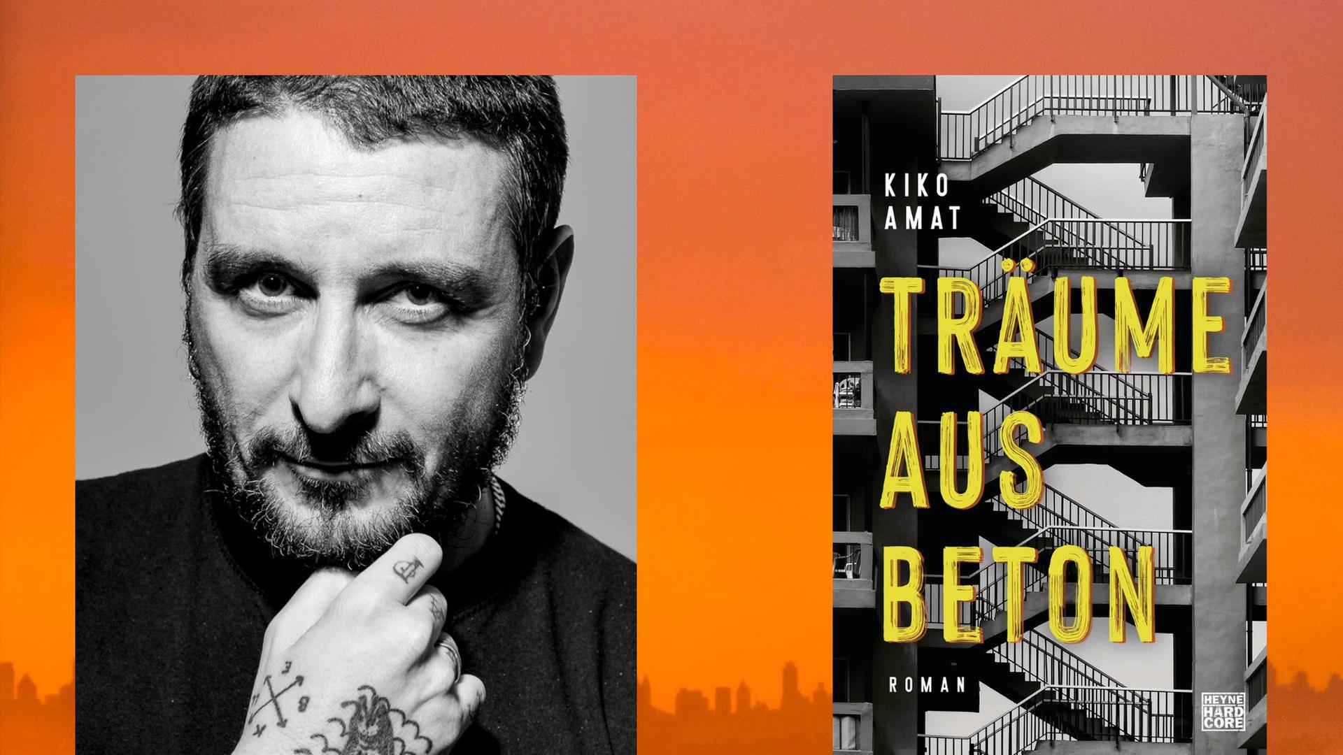 Kiko Amat: "Träume aus Beton"
Zu sehen sind der Autor und das Buchcover Kiko Amat: "Träume aus Beton"
Zu sehen sind der Autor und das Buchcover
