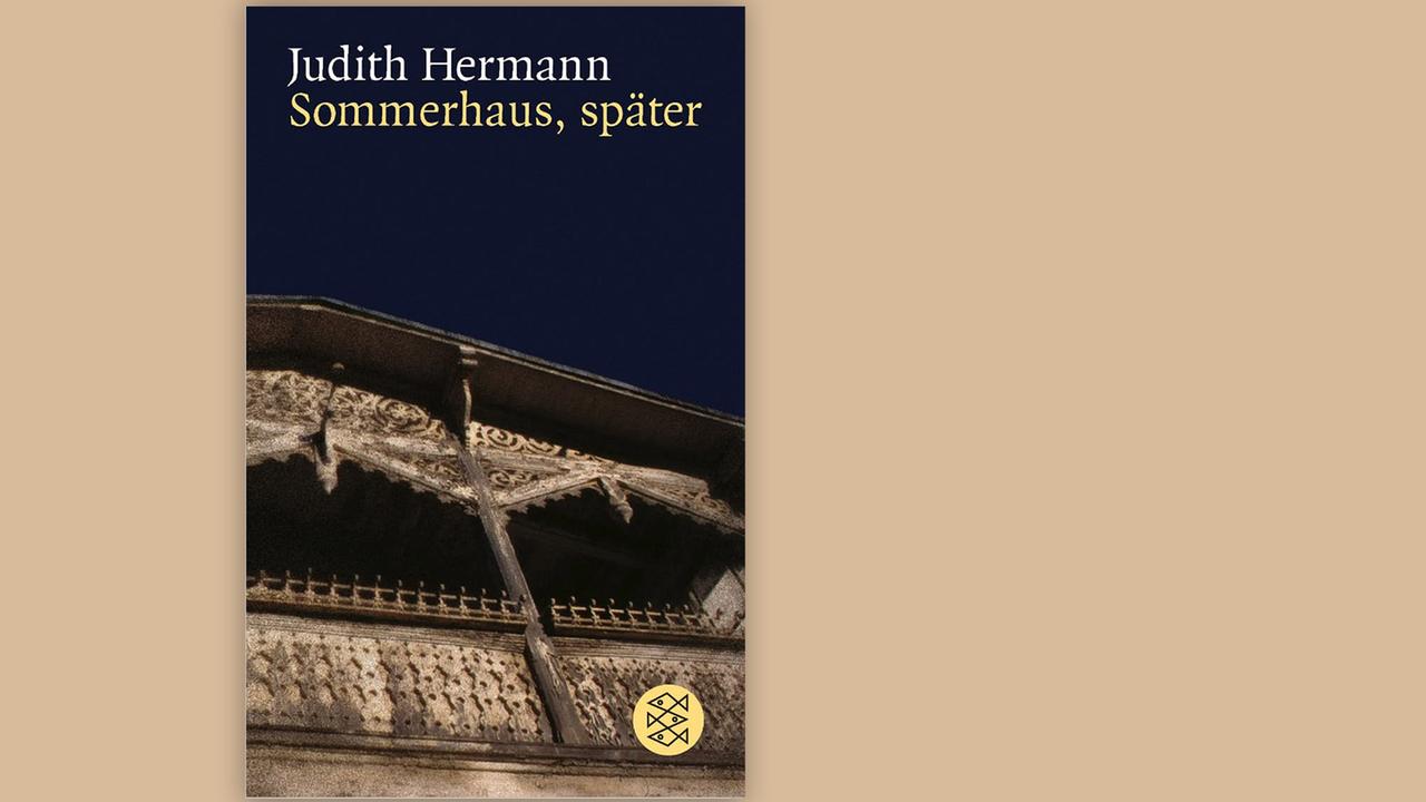 Die Ansicht eines Giebels und eines Balkons erstrecken sich auf dem Buchcover zu "Sommerhaus, später". Die Ansicht eines Giebels und eines Balkons erstrecken sich auf dem Buchcover zu "Sommerhaus, später".