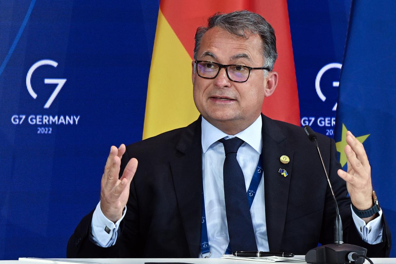 Joachim Nagel, Präsident der deutschen Bundesbank, beantwortet während einer Pressekonferenz Fragen von Journalisten. Joachim Nagel, Präsident der deutschen Bundesbank, beantwortet während einer Pressekonferenz Fragen von Journalisten.