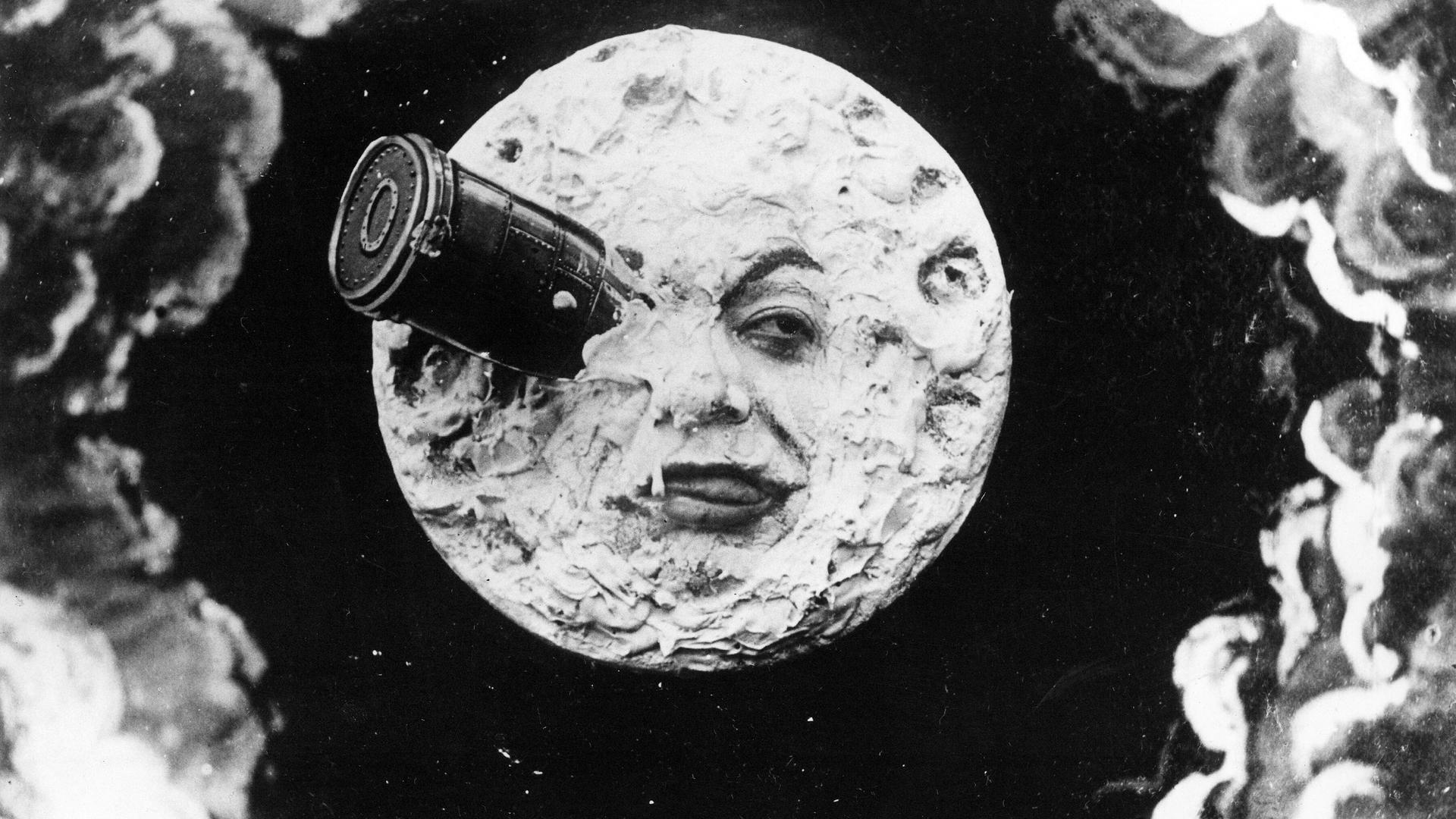 "Die Reise zum Mond" von George Méliès gilt als erster Science-Fiction-Film der Kinogeschichte "Die Reise zum Mond" von George Méliès gilt als erster Science-Fiction-Film der Kinogeschichte