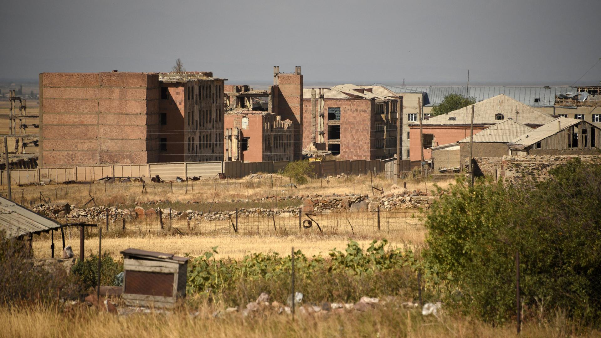 Das Dorf Sotk in Armenien soll am 14. September von Aserbaidschan beschossen worden sein Das Dorf Sotk in Armenien soll am 14. September von Aserbaidschan beschossen worden sein
