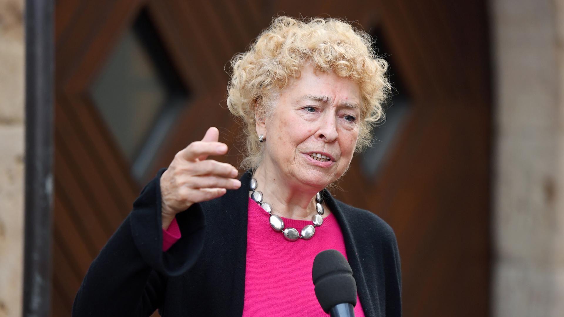 Die SPD-Politikerin Gesine Schwan Die SPD-Politikerin Gesine Schwan