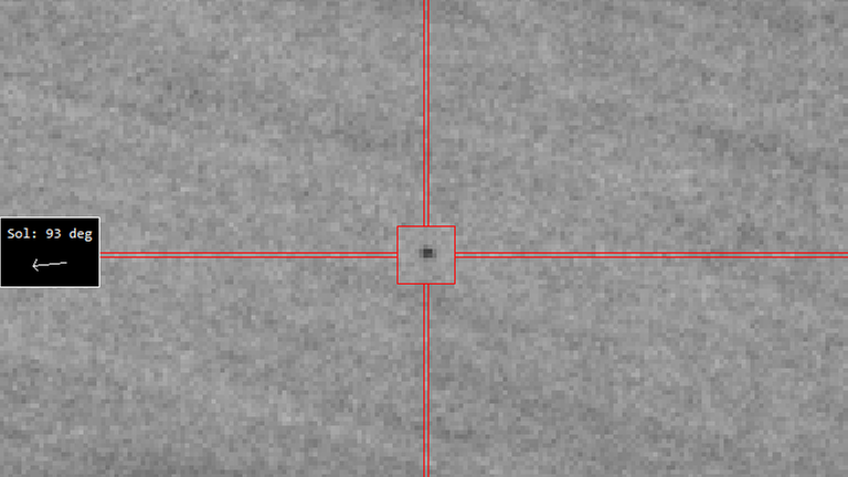 Anfangs ein bedrohlicher kleiner Punkt: Der Asteroid 2022 AE1 beobachtet mit dem Schmidt-Teleskop auf dem Calar Alto. 