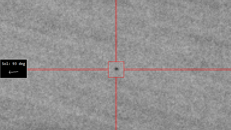 Anfangs ein bedrohlicher kleiner Punkt: Der Asteroid 2022 AE1 beobachtet mit dem Schmidt-Teleskop auf dem Calar Alto. Anfangs ein bedrohlicher kleiner Punkt: Der Asteroid 2022 AE1 beobachtet mit dem Schmidt-Teleskop auf dem Calar Alto.