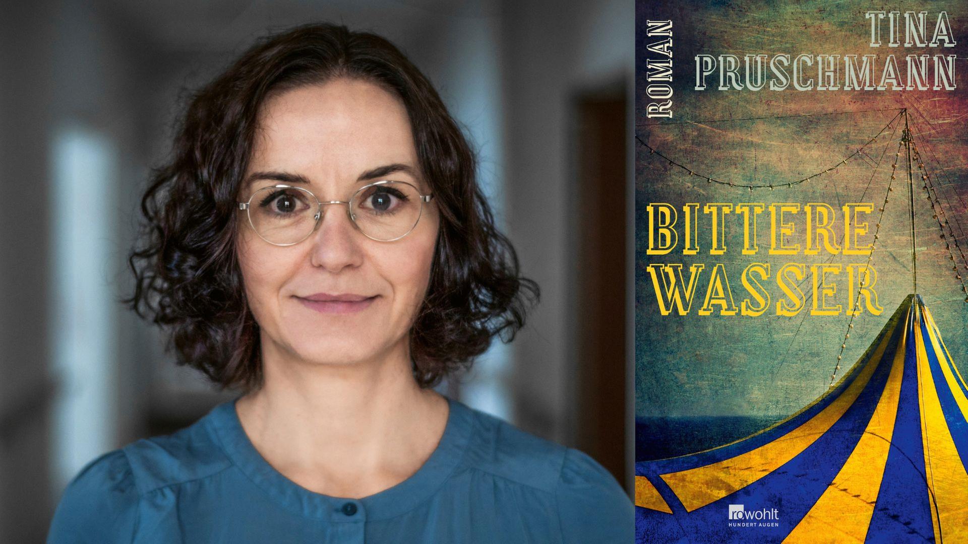 Tina Pruschmann: "Bittere Wasser"
Zu sehen sind die Autorin und das Buchcover