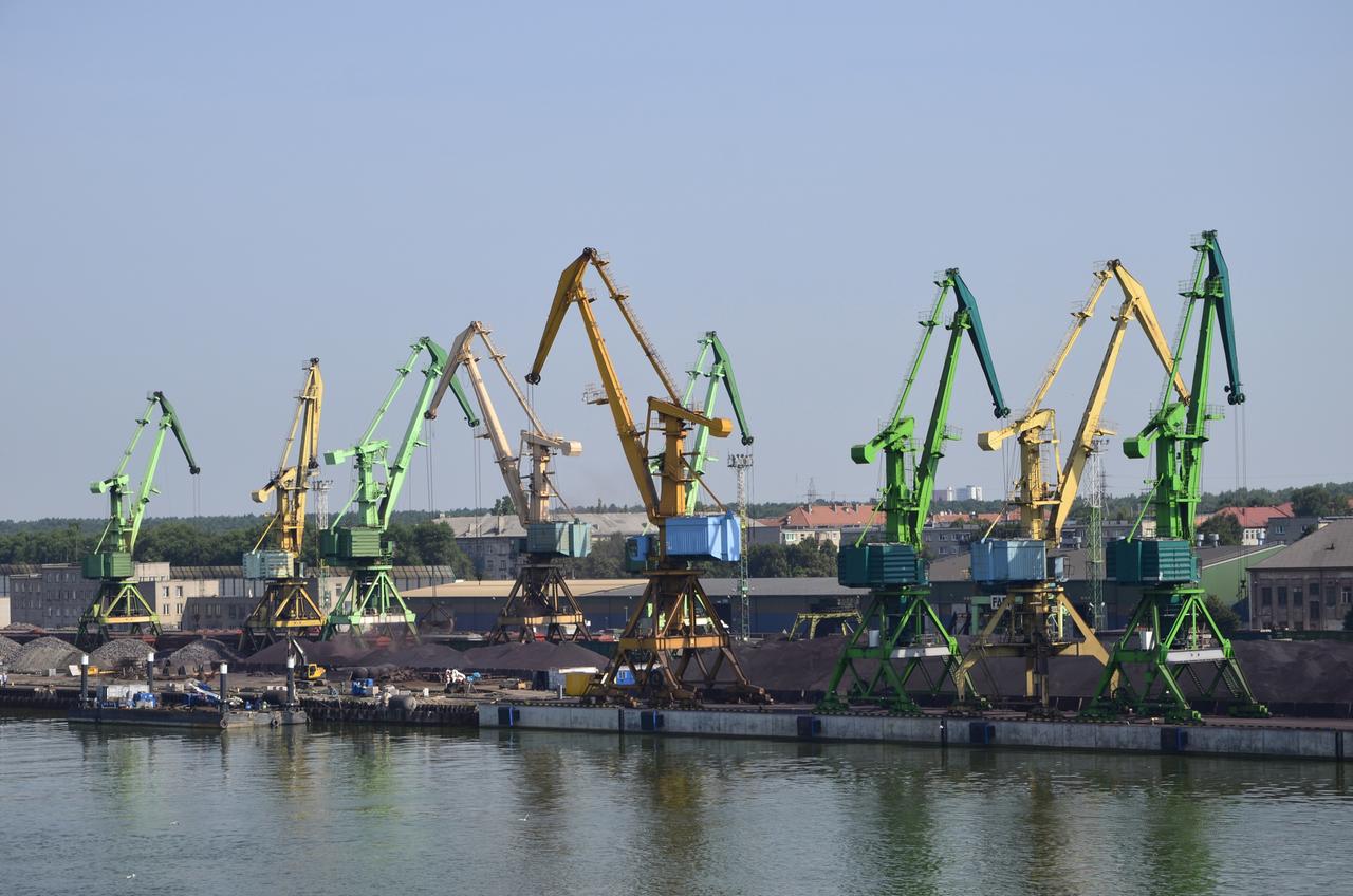 Industriehafen von Klaipeda Industriehafen von Klaipeda